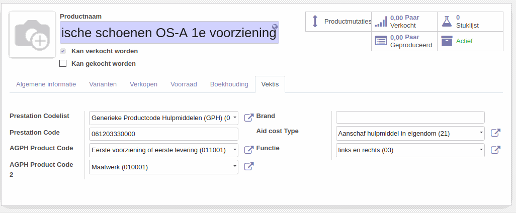 Odoo + afbeelding en tekst